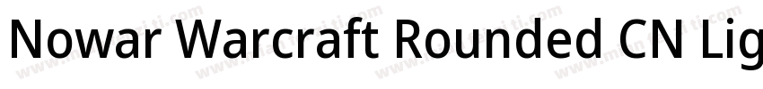 Nowar Warcraft Rounded CN Light字体转换